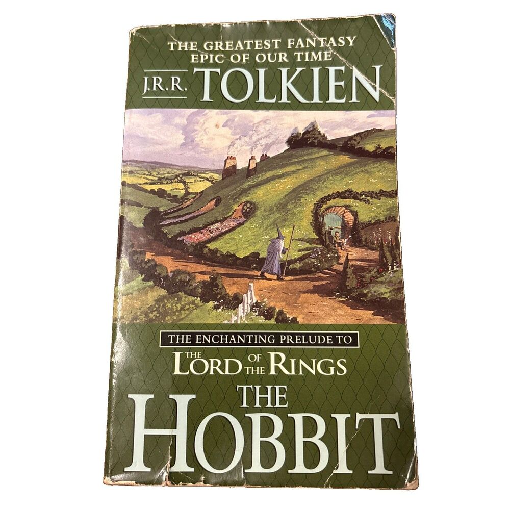 Vintage The Hobbit J.R.R. Tolkien Del Rey Books PB 1997 Lord of the Rings Ser.
